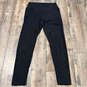 AERIE Chill Play Move Black Leggings Size Large Long